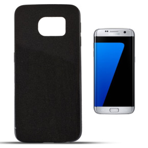 Силиконов гръб ТПУ гланц за Samsung Galaxy S7 Edge G935 черен